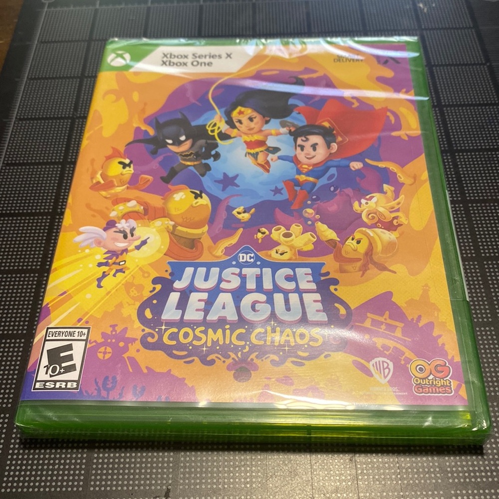 Not Open! Xbox series X Xbox one DC Justice league cosmic chaos not opened